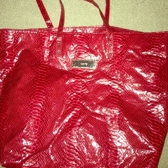 calvin klein snakeskin bag